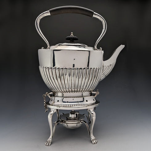 1900年頃 英国アンティーク シルバープレート製 ティーケトルセット John Pound