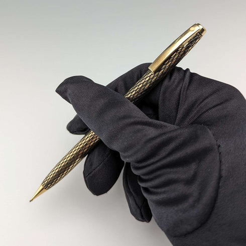 美國復古 Schafer 14K 鍍金自動鉛筆