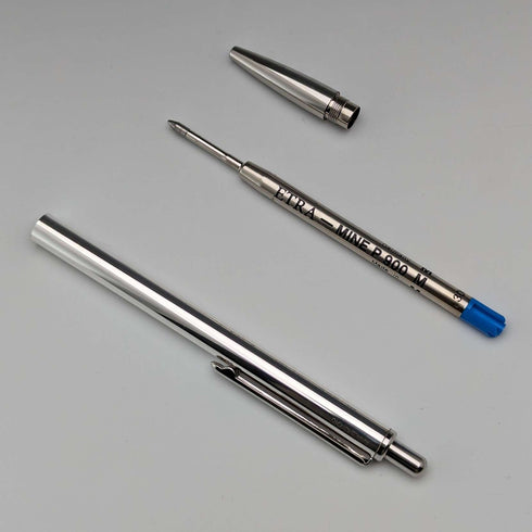 British Harrison Brothers & Howson Sterling Silver Ballpoint Pen with Case