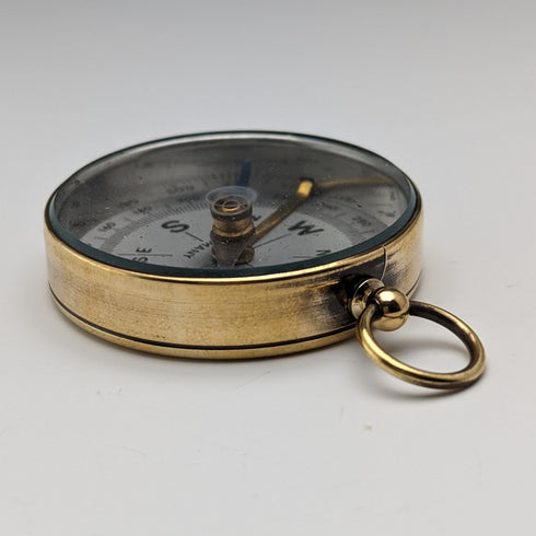 german vintage brass compass
