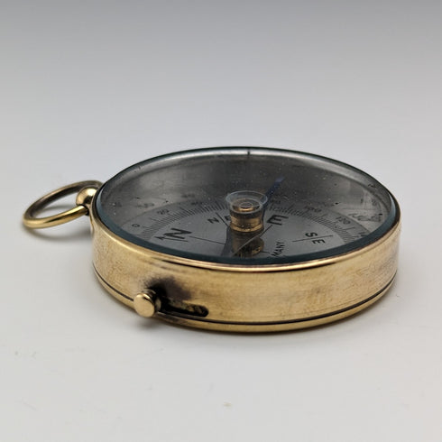 german vintage brass compass