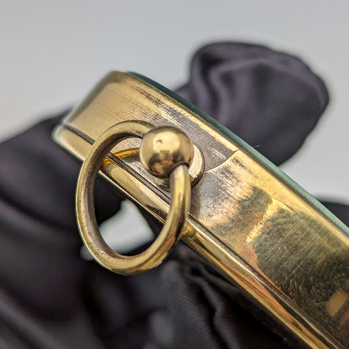 german vintage brass compass