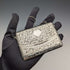 1906 British Antique Sterling Silver Chain Card Case 86g William Henry Sparrow
