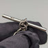 Circa 1884 British Antique Sterling Silver Albert Chain 37g Emblem Fob