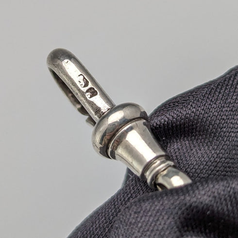 約 1884 年英國古董純銀阿爾伯特鏈 37 克徽章徽章