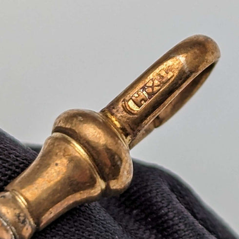 British antique rolled gold double Albert chain without fob