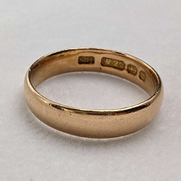 1896 British Antique Jewelry K22 Gold Ring Ring SH