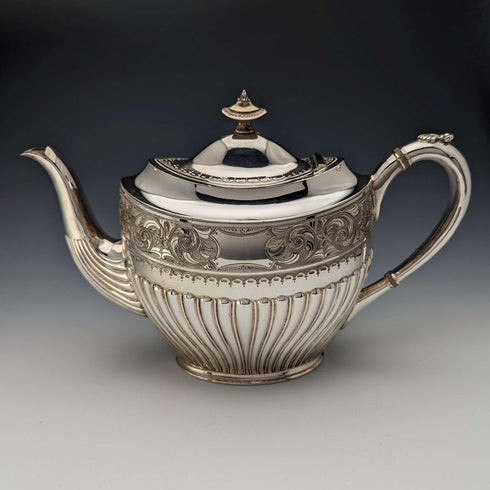 Circa 1913 British Antique Silver Plated Tea Set James Ballatyne & Sons