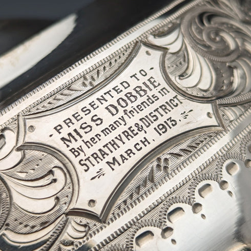 1913年頃 英国アンティーク シルバープレート製 ティーセット James Ballatyne & Sons