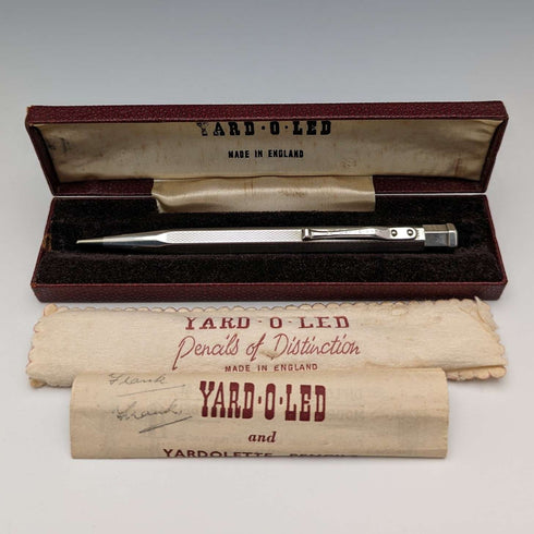 1960 英國 Yard O' 紅色純銀六角鉛筆帶盒