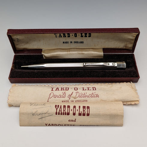 1960 英國 Yard O' 紅色純銀六角鉛筆帶盒