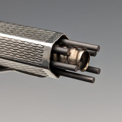 1960 英國 Yard O' 紅色純銀六角鉛筆帶盒