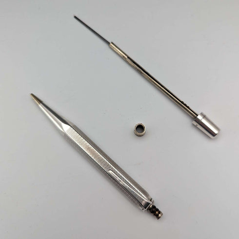 1954 年英國 YARD-O-LETTE 純銀推進式迷你鉛筆 YARD-O-LETTE