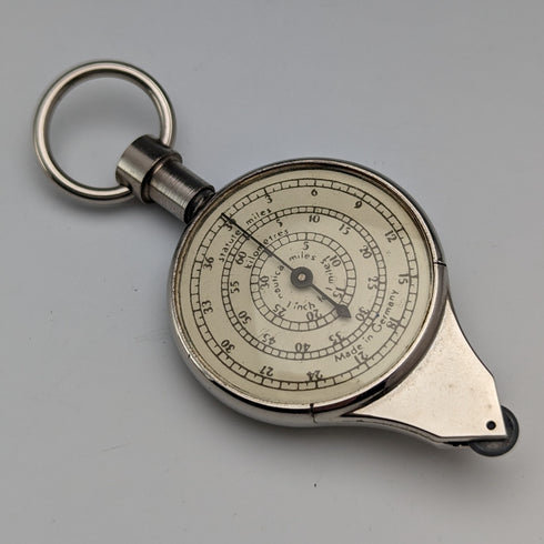 Vintage German map measure and compass in box