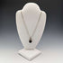 1897 British Antique Sterling Silver & Natural Stone Rotating Fob Sterling Silver Necklace
