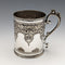 Circa 1870 British Antique Silver Plated Mug Cooper Brothers