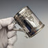 Circa 1870 British Antique Silver Plated Mug Cooper Brothers