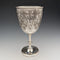 Circa 1890 British Antique Silver Plated Goblet Walker and Hall