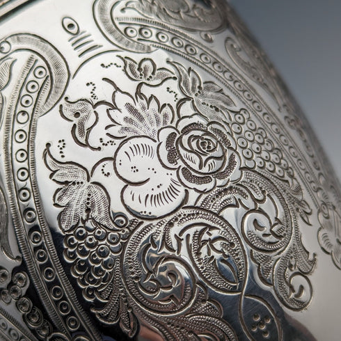 Circa 1890 British Antique Silver Plated Goblet Walker and Hall