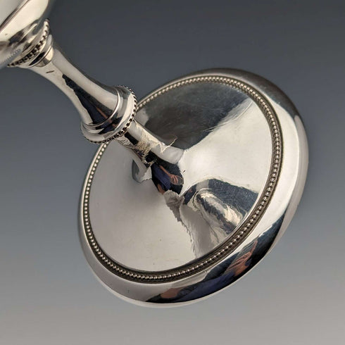 Circa 1890 British Antique Silver Plated Goblet Walker and Hall