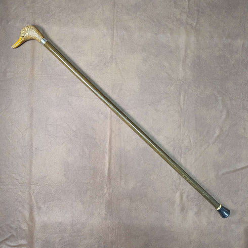 British Vintage Men's Cane Resin Duck Head Handle 91cm
