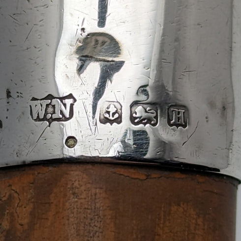 1932 年英國復古男式手杖角彎柄 86 厘米