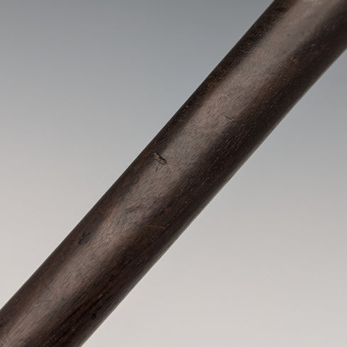 英國古董男士手杖手柄純銀裝飾 85 厘米