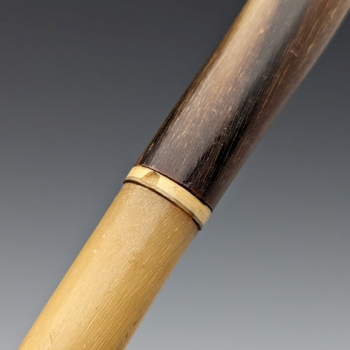 英国ヴィンテージ ステッキ 杖 曲がりハンドル ホーンシャフト 90cm