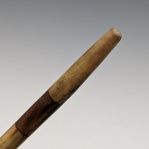 英国ヴィンテージ ステッキ 杖 曲がりハンドル ホーンシャフト 90cm