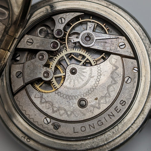 1912年頃 アンティーク ロンジン 懐中時計 鉄道時計 Cal18.49 動作良好