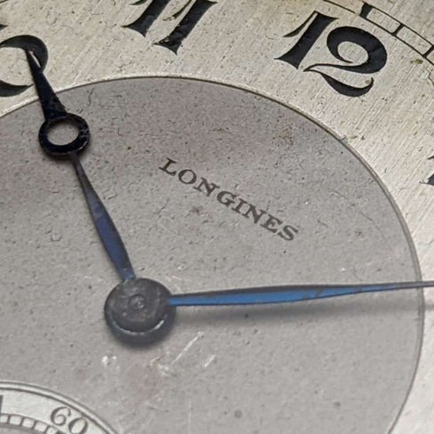 Circa 1923 Antique Longines pocket watch Gold plated hunter case Cal18.50 Good working condition