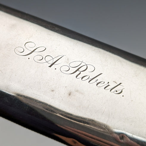 1901年 英国アンティーク 純銀製 シャトレーン メガネケース Hilliard and Thomason