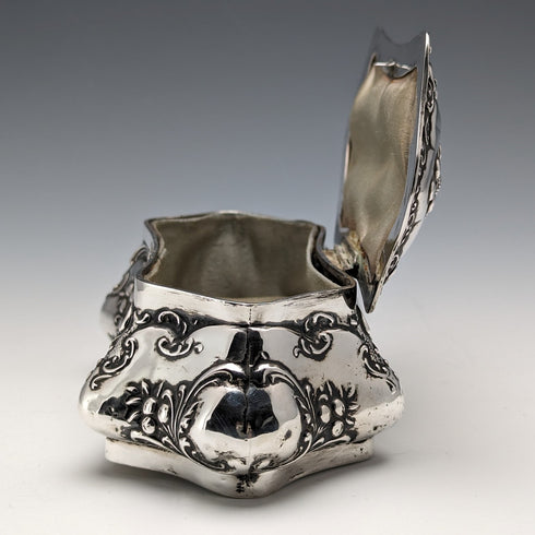 1905 年英國古董純銀首飾盒 202 克 Jones & Crompton