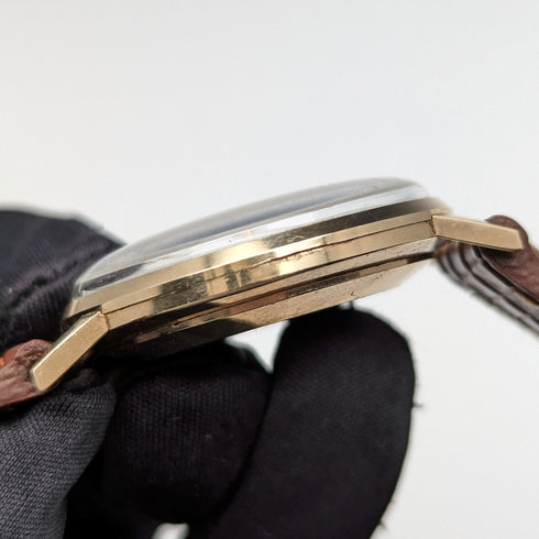 1970 英國復古 JW Benson K9 純金錶殼男錶運作良好