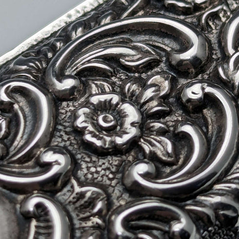 1901 British Antique Sterling Silver Box 71g George Nathan