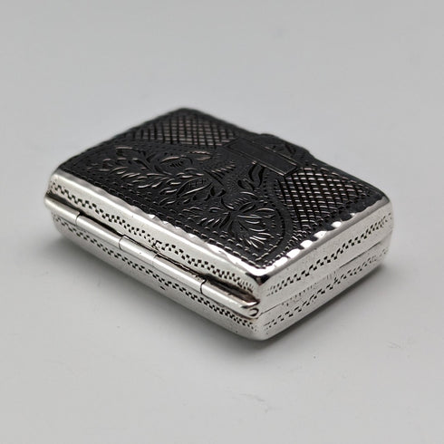 1832 年英國古董純銀油醋汁配海綿 John Bettridge