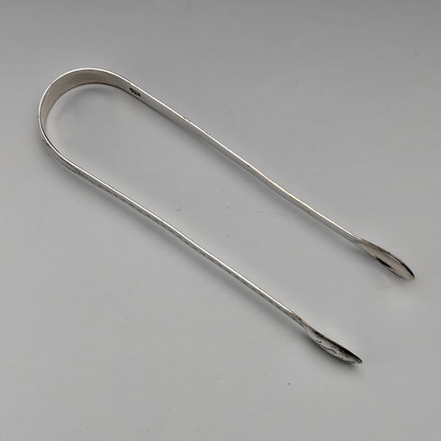 約 1800 年英國古董純銀糖鉗 25 克喬治史密斯四世