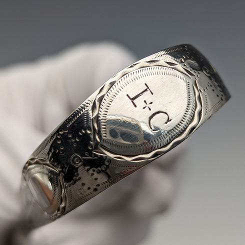 約 1800 年英國古董純銀糖鉗 25 克喬治史密斯四世