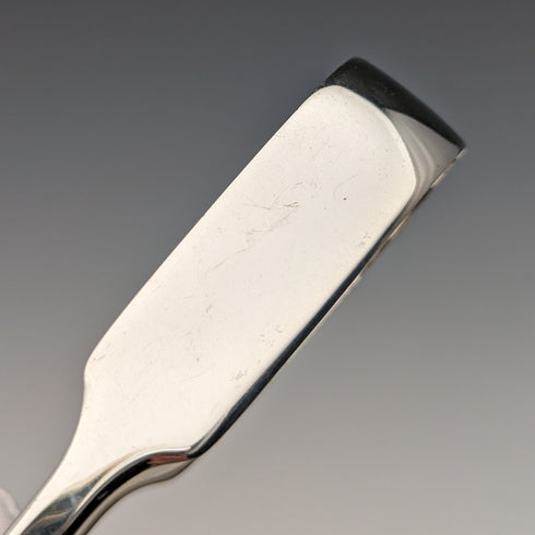 1823 British Antique Sterling Silver Sugar Tongs 27g John William Blake