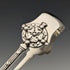 1893 British Antique Sterling Silver Sugar Tongs 29g John Round and Son