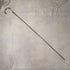 1911 British Antique Ladies Cane Horn Handle Sterling Silver Decoration 92cm