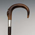 1911 British Antique Ladies Cane Horn Handle Sterling Silver Decoration 92cm