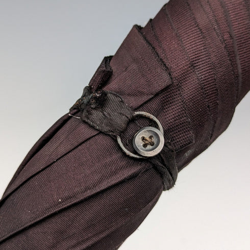 英國古董女式雨傘鍍金手拿包手柄 91 厘米