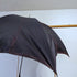 1914 British Antique Ladies Umbrella Sterling Silver Curved Handle 93cm