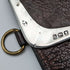 1917 British Antique Sterling Silver Decorated Leather Purse Coin Purse Frederwick Wilson