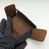 1917 British Antique Sterling Silver Decorated Leather Purse Coin Purse Frederwick Wilson