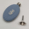 British Vintage Wedgwood Jasperware Oval Perfume Bottle