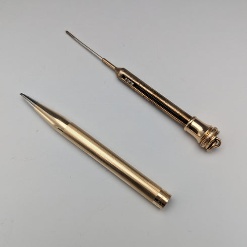 美國復古 Eversharp 鍍金自動鉛筆