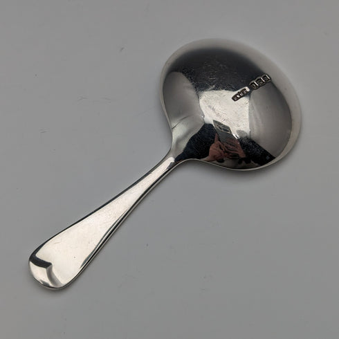 1920 British Antique Sterling Silver Tea Caddy Spoon James Dixon and Sons
