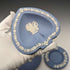 British Vintage Wedgwood Jasperware Dish Set of 4 Pale Blue